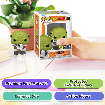 Guldo Funko Pop! Animation Dragon Ball Z - Approx. 3 1/2" Collectible Glows In The Dark Entertainment Earth Exclusive Limited Edition Vinyl Figure #1491 with Window Display Box