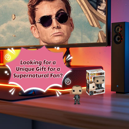 Crowley Funko Pop! Television: Supernatural Join The Hunt - Approx. 3 3/4" Collectible Vinyl Figure #200 with Display Box Protector Case