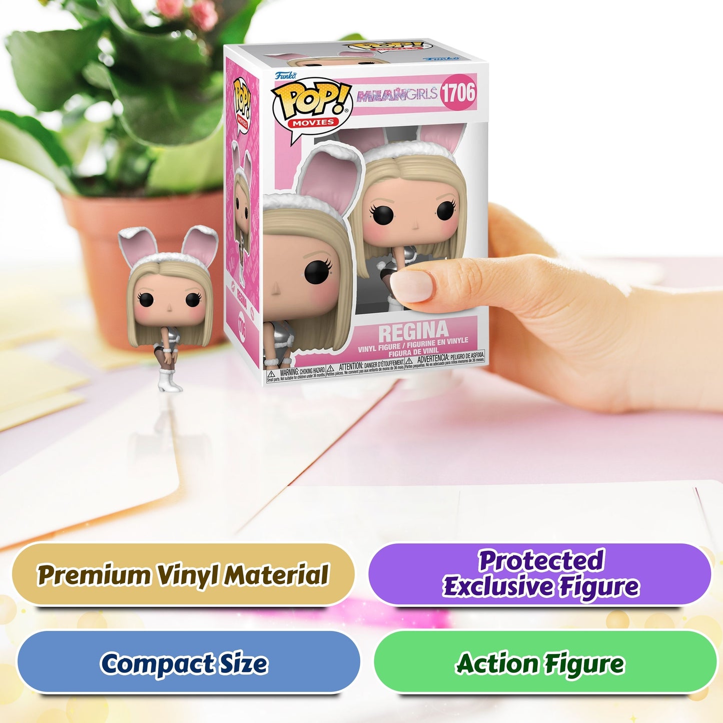 Regina George Funko Pop! Movies Mean Girls 20th Anniversary - Approx. 4 3/4" Collectible Vinyl Figure #1706 with Window Display Box