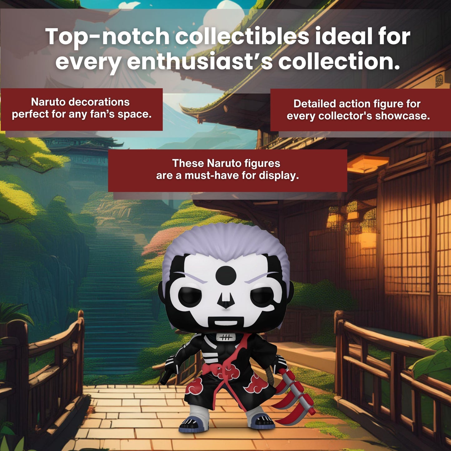Hidan Funko Pop! Animation Naruto Shippuden - Collectible Chase Limited Edition Vinyl Figure #1505 with Display Box Protector Case