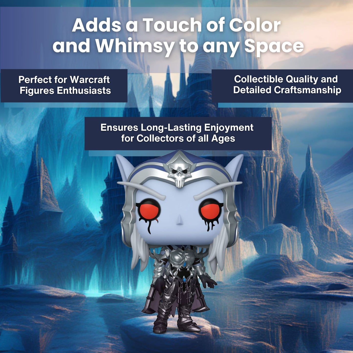Sylvanas Funko Pop! Games: World Warcraft - Approx. 3 3/4" Collectible Chase Limited Edition Vinyl Figure #990 with Display Box Protector Case