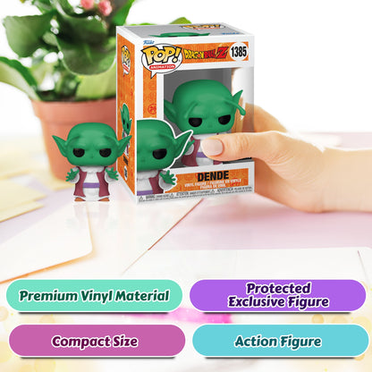 Dende Funko Pop! Animation Dragon Ball Z - Approx. 2.9" FYE Exclusive Vinyl Figure #1385 with Display Box Protector Case (PRE-SALE)