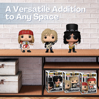 Axl Rose #397, Slash #398, and Duff McKagan #399 Funko Pop! Rocks Guns N' Roses - Set of 3 Collectible Vinyl Figures