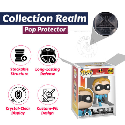 Mr. Incredible Funko Pop! The Incredibles 20th Anniversary - Approx. 4 1/2" Collectible Vinyl Figure #1509 with Display Box Protector Case
