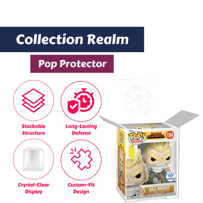 All Might (Texas Smash) #1354 Funko Pop! Animation My Hero Academia - Approx. 5.5" Collectible Exclusive Vinyl Figure with Display Box Protector Case