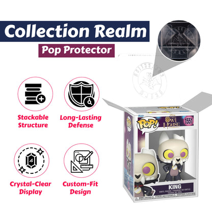 King Funko Pop! Disney The Owl House - Approx. 3 3/4" Collectible Vinyl Figure #1551 with Display Box Protector Case
