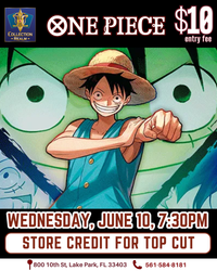 One Piece Card Game Tournament – June 10, 2026 (Wednesday 7:30PM)