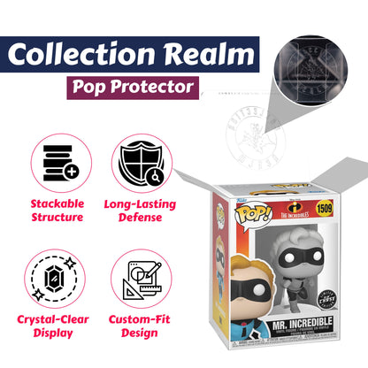 Mr. Incredible Funko Pop! The Incredibles 20th Anniversary - Approx. 4 1/2" Collectible Chase Limited Edition Vinyl Figure #1509 with Display Box Protector Case
