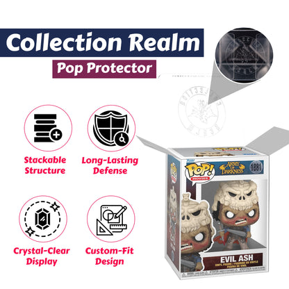 Evil Ash Funko Pop! Movies Army of Darkness - Approx. 4 3/4" Collectible Vinyl Figure #1881 Bundled with Display Box Protector Case