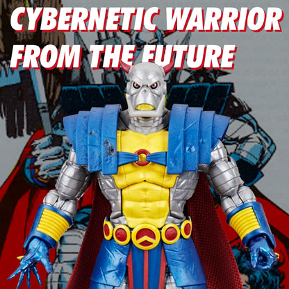 Death's Head Marvel Legends Super Heroes Series by Hasbro - Deluxe 6-Inch Action Figure - Exclusive Cybernetic Warrior with 6 Accessories, 7 3/5" Tall in Exclusive Window Box