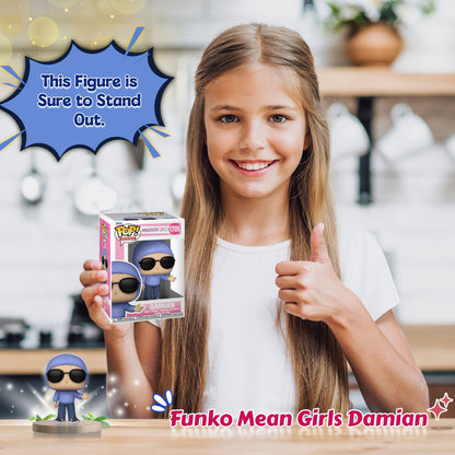 Damian Funko Pop! Movies: Mean Girls - Approx. 4" Collectible Vinyl Figure #1705 with Window Display Box