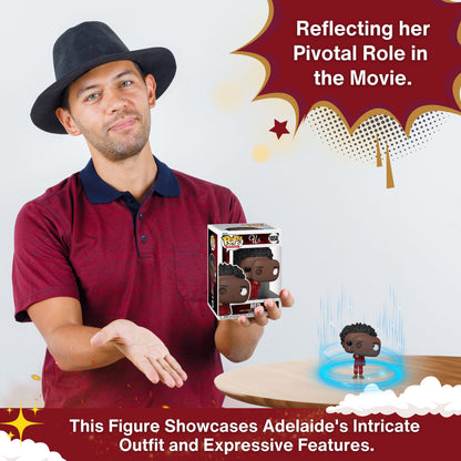 Red (Adelaide Wilson) Funko Pop! Movies: Us - Approx. 4 1/4" Collectible Vinyl Figure #1858 with Display Box Protector Case