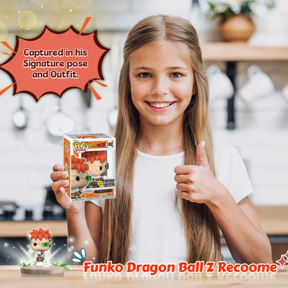 Recoome Funko Pop! Animation Dragon Ball Z - Approx. 4 3/4" Collectible Glows In The Dark Entertainment Earth Exclusive Limited Edition Vinyl Figure #1492 with Display Box Protector Case