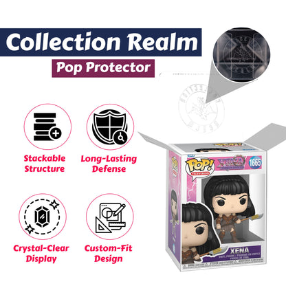 Xena with Spear Funko Pop! Television Xena Warrior Princess - Approx. 4" Collectible Vinyl Figure #1665 with Display Box Protector Case