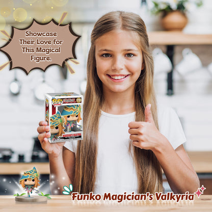 Magician's Valkyria Funko Pop! Animation: Yu-Gi-Oh - Approx. 5 1/2" Collectible Vinyl Figure #1735 with Display Box Protector Case