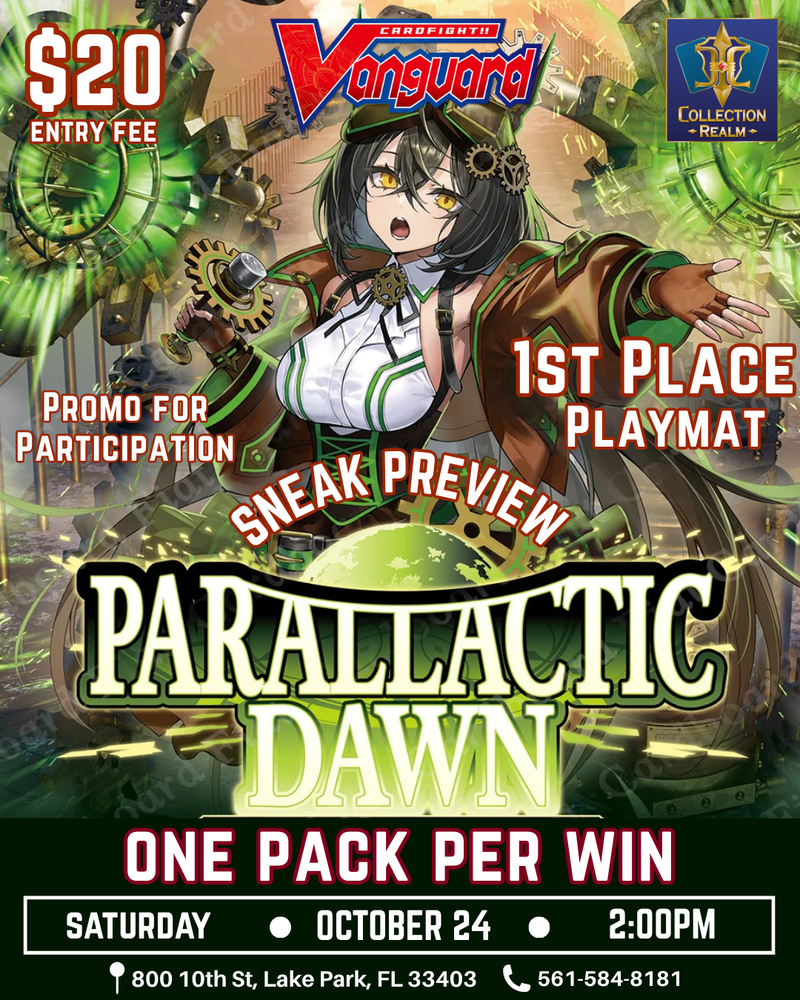 Vanguard Parallactic Dawn – October 24, 2026 (Saturday 2PM)