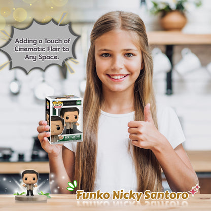 Nicky Santoro Funko Pop! Movies Casino - Approx. 4" Collectible Vinyl Figure #1861 with Display Box Protector Case