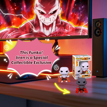 Jiren Funko Pop! Animation Dragon Ball Super Hero - Approx. 3.75" Exclusive Glows In The Dark Vinyl Figure #1285 with Display Box Protector Case (PRE-SALE)