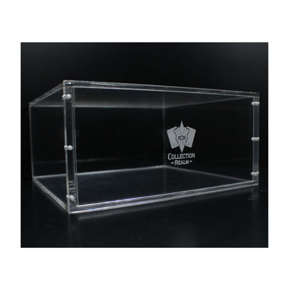 Pokémon Elite Trainer Box Acrylic Display Case by Collection Realm – Stackable ETB Case Protector with Magnetic Lid, UV Protection, Compatible with Pokémon ETBs, 4-Pack (PRE-ORDER JULY 2026)