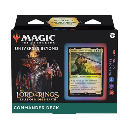 mtg cards that deal damage to all creatures Magic The Gathering LOTR Tales of Middle Earth Commander Deck The Host –  COLLECTION REALM