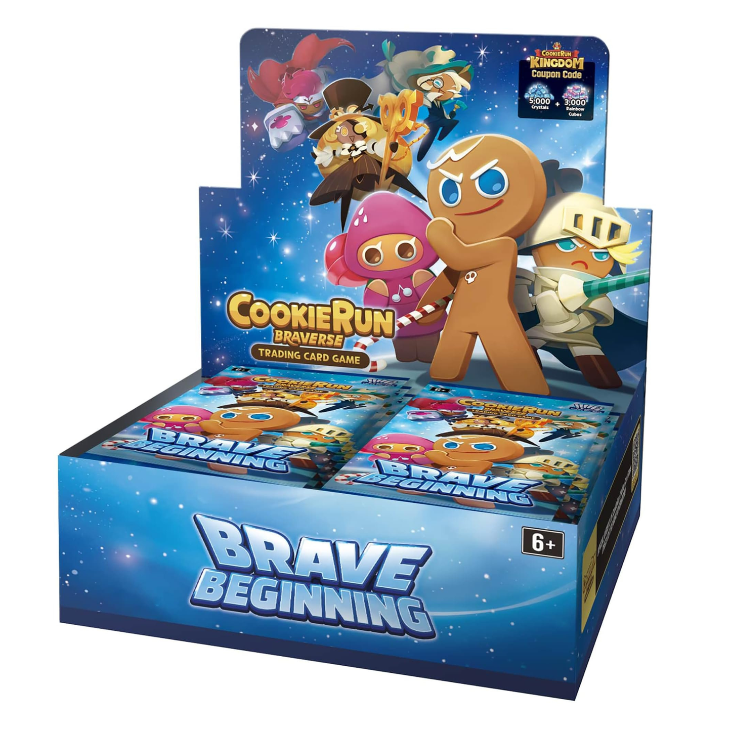 CookieRun Trading Card Game: Brave Beginning Booster Display | 2 Player Competitive TCG | Includes 28 Booster Packs with 9 Cards Each