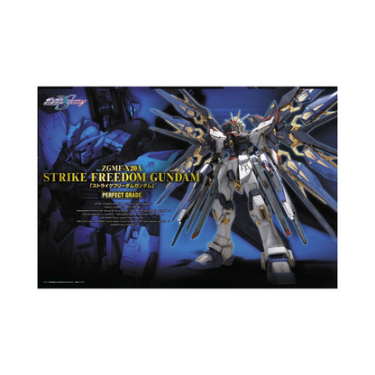 STRIKE FREEDOM GUNDAM ZGMF-X20A PG 1/60 Perfect Grade Model Kit – Bandai Collectible Gundam Model for Fans and Display