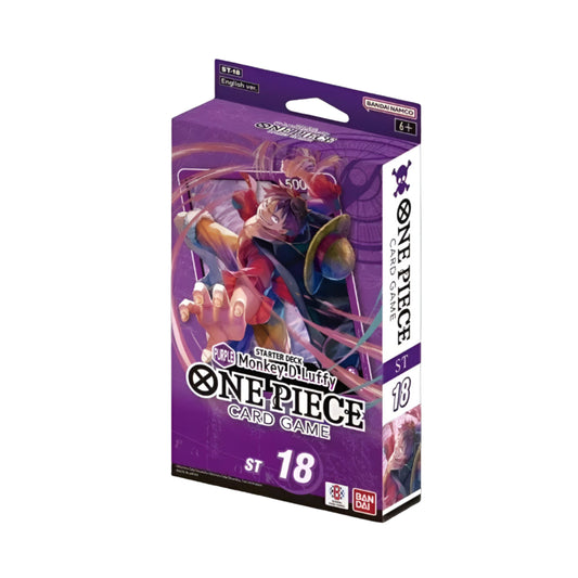 One Piece TCG Starter Deck Monkey D. Luffy PURPLE ST-18 Bandai Namco (50-Card Deck)