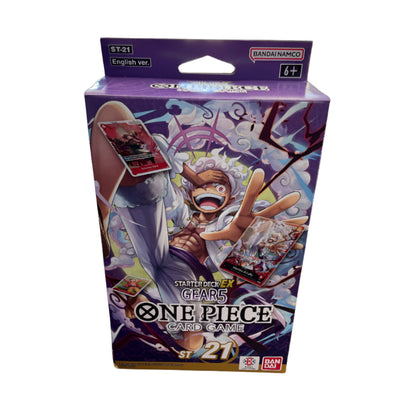 Bandai One Piece Card Game ST-21 EX Starter Deck Gear 5 (50-Card Deck)