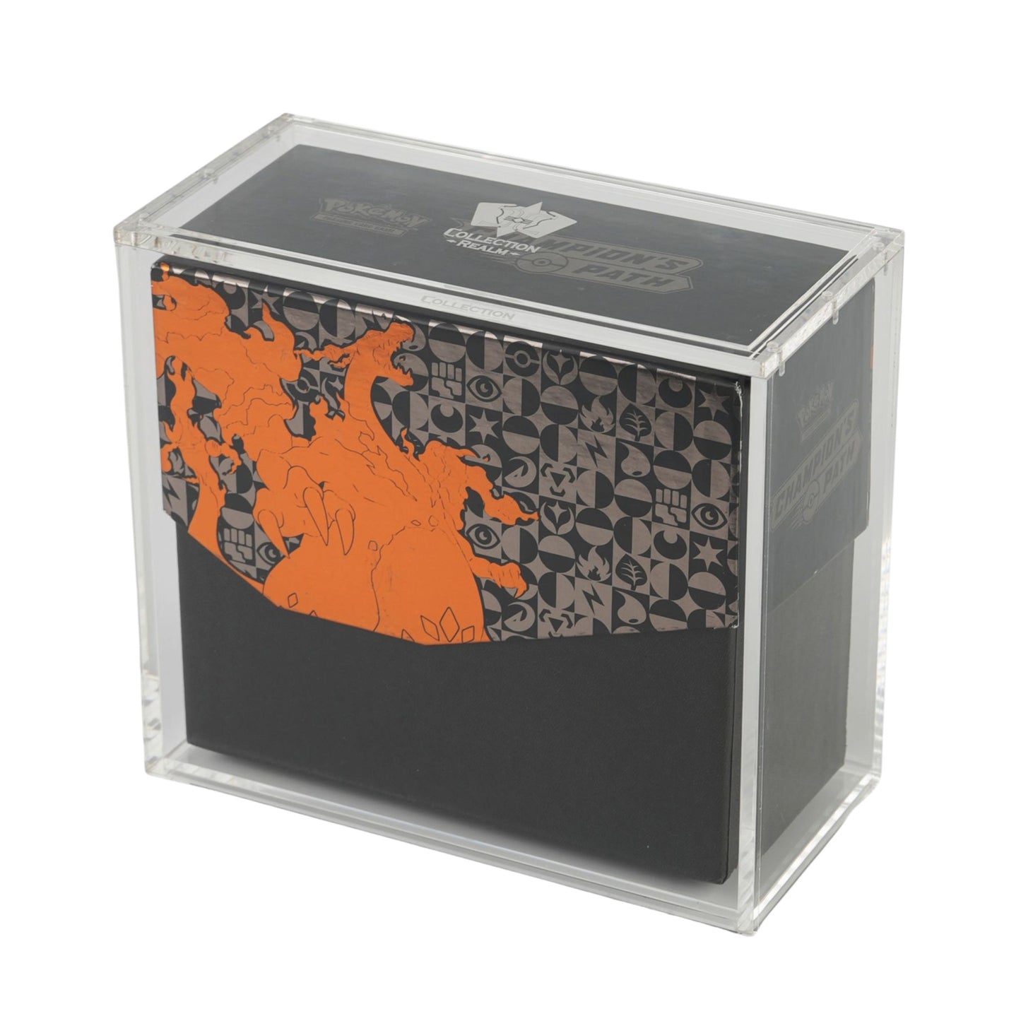 Pokémon Elite Trainer Box Acrylic Display Case by Collection Realm – Stackable ETB Case Protector with Magnetic Lid, UV Protection, Compatible with Pokémon ETBs, 4-Pack (PRE-ORDER JULY 2026)