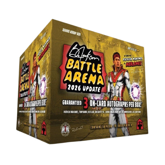Bo Jackson Battle Arena 2026 Update Edition Mahomes Jumbo Hobby Box (PRE-ORDER)
