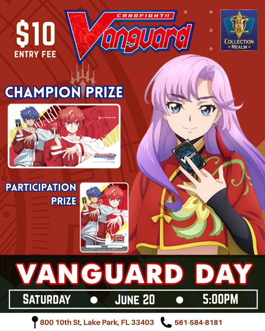 Cardfight!! Vanguard Day Tournament – June 20, 2026 (Saturday 5PM)