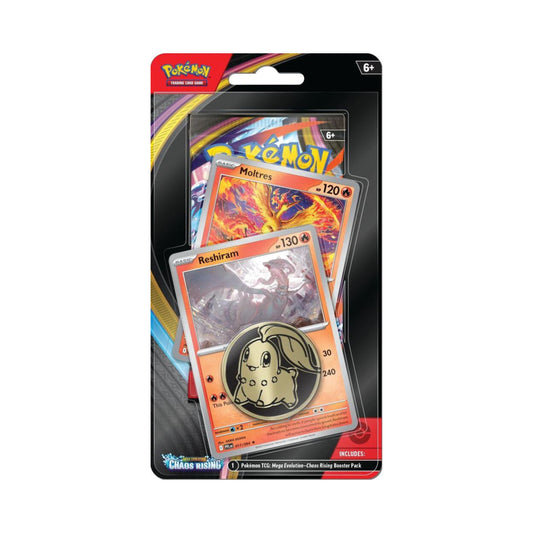 Pokemon TCG Mega Evolution Chaos Rising Reshiram blister pack sealed trading card game set