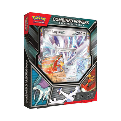 Pokemon TCG Combined Powers Premium Collection Lugia ex Ho Oh ex Suicune ex with 11 Booster Packs