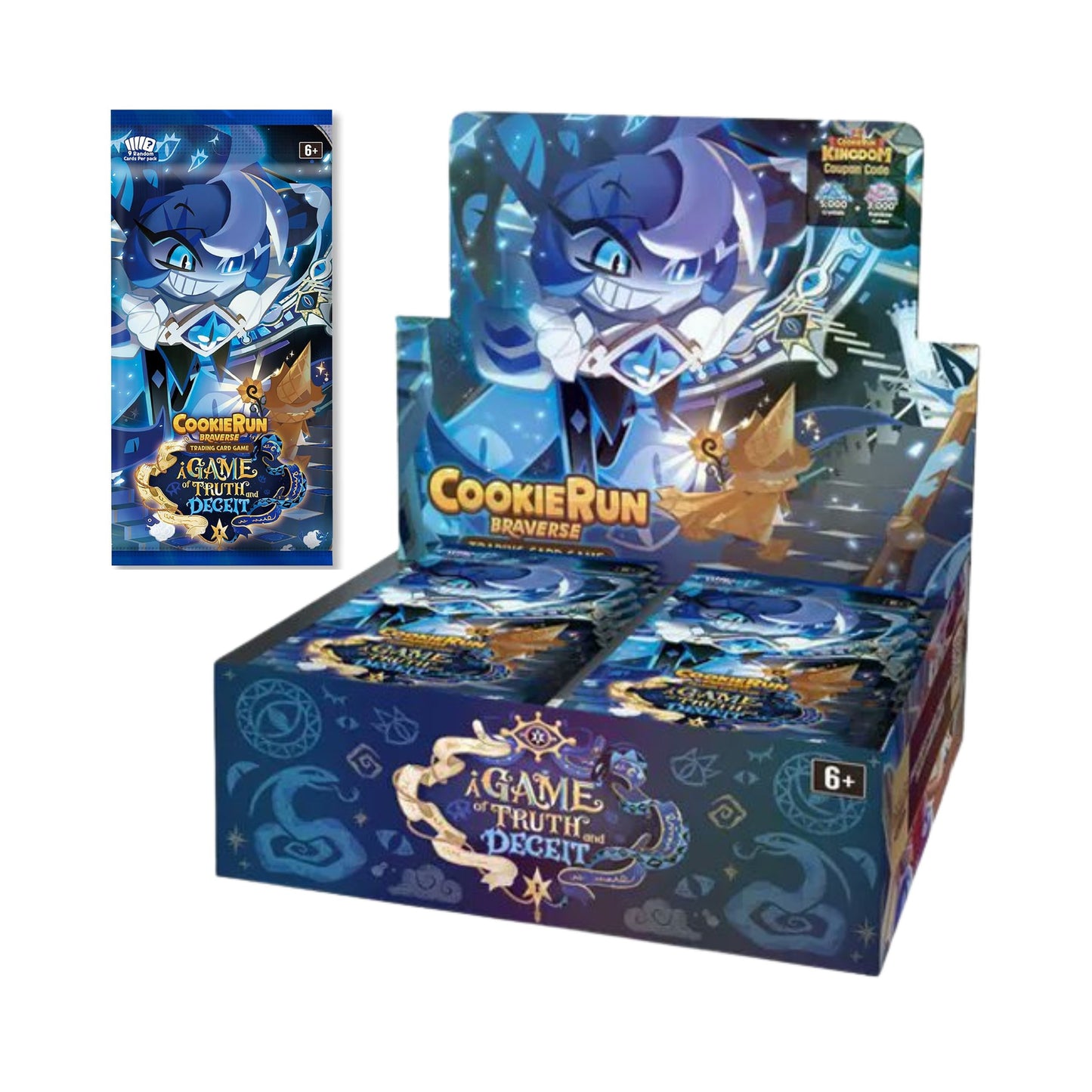 Cookie Run Braverse TCG A Game of Truth and Deceit Booster Box 28 Packs Trading Card Game