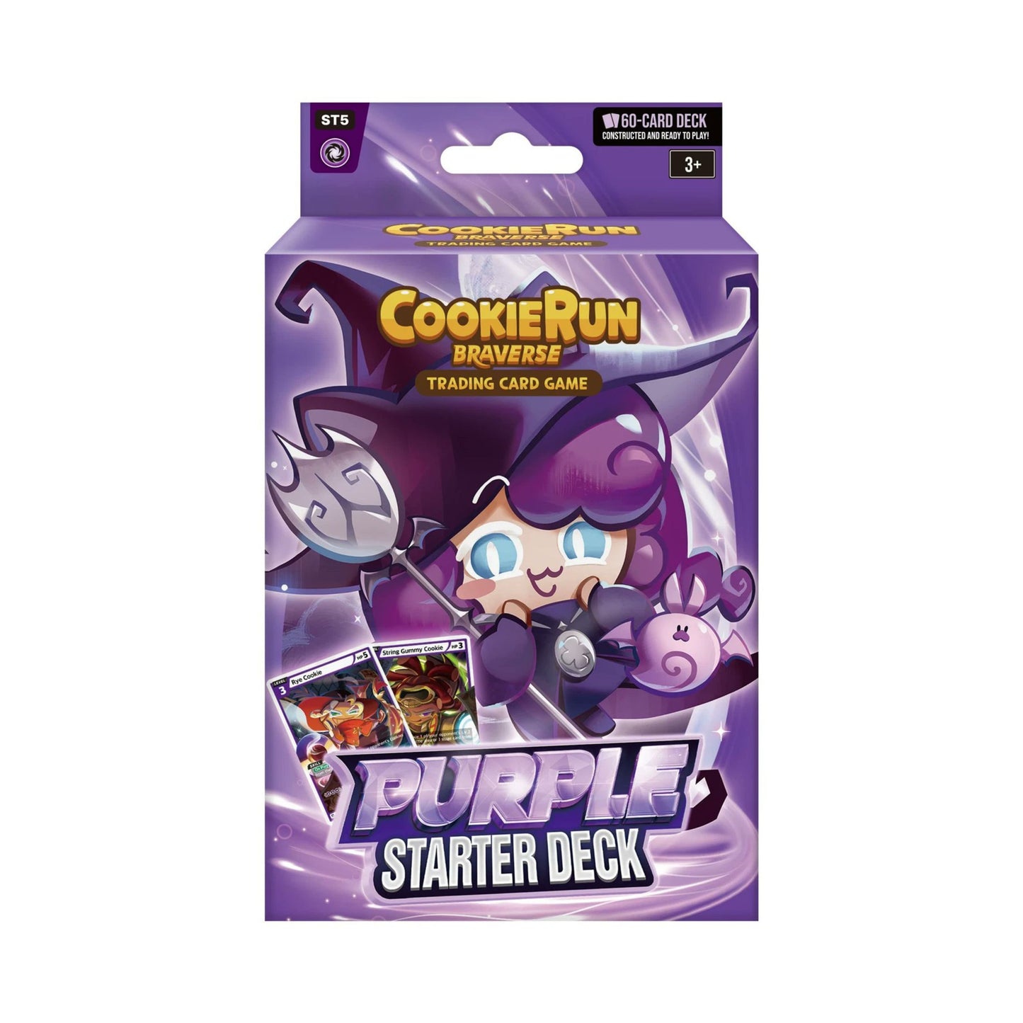 Cookie Run TCG ST5 Purple Starter Deck 60 card purple themed deck box set