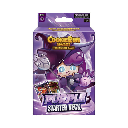Cookie Run TCG ST5 Purple Starter Deck 60 card purple themed deck box set