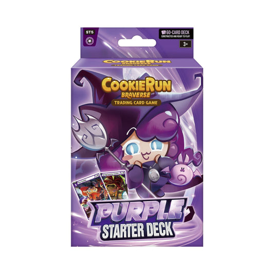 Cookie Run TCG ST5 Purple Starter Deck 60 card purple themed deck box set
