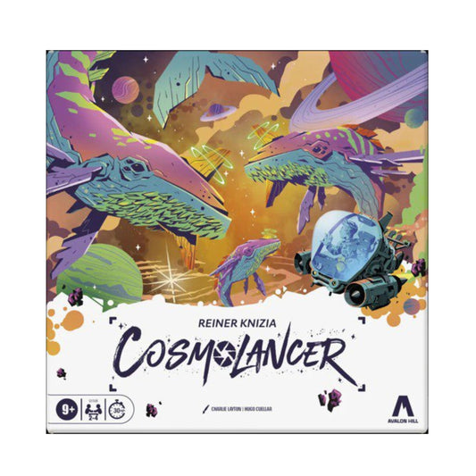 Cosmolancer Reiner Knizia board game with tabletop game components