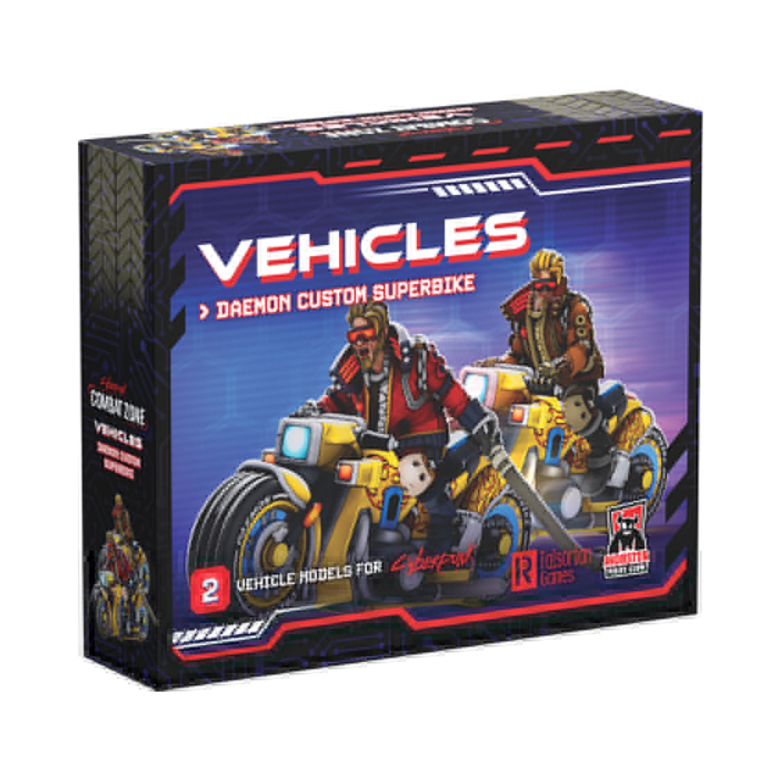 Cyberpunk RED: Combat Zone - Daemon Custom Superbike (PRE-ORDER - Rele ...
