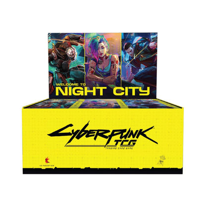 Cyberpunk TCG Retail Booster Box 24 Packs – Sci-Fi Trading Card Game Booster Display, Collectible Cards, Deck Building Strategy Game for Players and Collectors (PRE-ORDER SEPTEMBER)