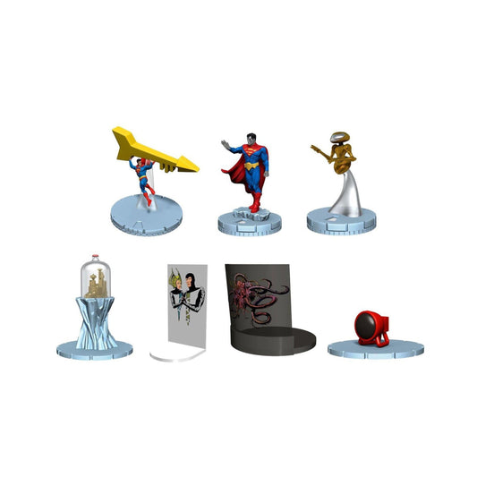 DC HeroClix Iconix Fortress of Solitude Vol 1 Mini-Figure Game Set with Superman, Kelex, Terrain Tiles, Character Cards & Collectible Display Packaging (PREORDER - Release Date Oct. 31, 2026)