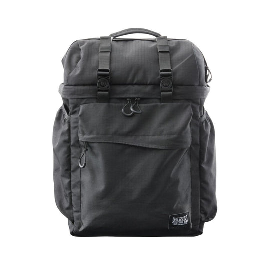 Dragon Shield Dragon Lock System Dragon Pack Backpack Black & Grey for TCG Players, Waterproof Gaming Bag with Laptop Sleeve, Deck Storage & Playmat Compartments (PREORDER - Release Date July 10, 2026)