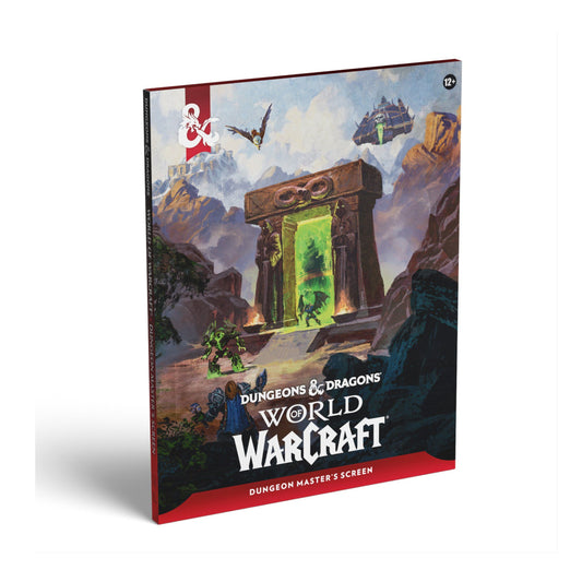 Dungeons & Dragons World of Warcraft Dungeon Master's Screen, DM Screen with Azeroth Artwork, Quick-Reference Rules, Encounters, Faction Renown & Combat Information, Tabletop RPG Accessory (PREORDER - Release Date November 17, 2026)