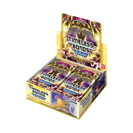 Digimon Card Game Timeless Bonds Booster Box – 24 Packs x 12 Cards, 108 Types, Olympus XII Dual Cards, Rare & Secret Cards, Collectible Trading Card Game Expansion (PRE-ORDER SEPTEMBER)