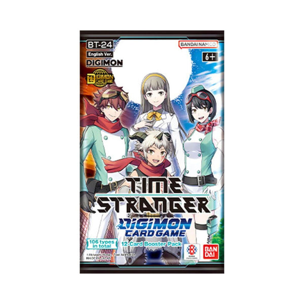 Digimon TCG BT-24 Time Stranger 12-card English booster pack sealed trading card game