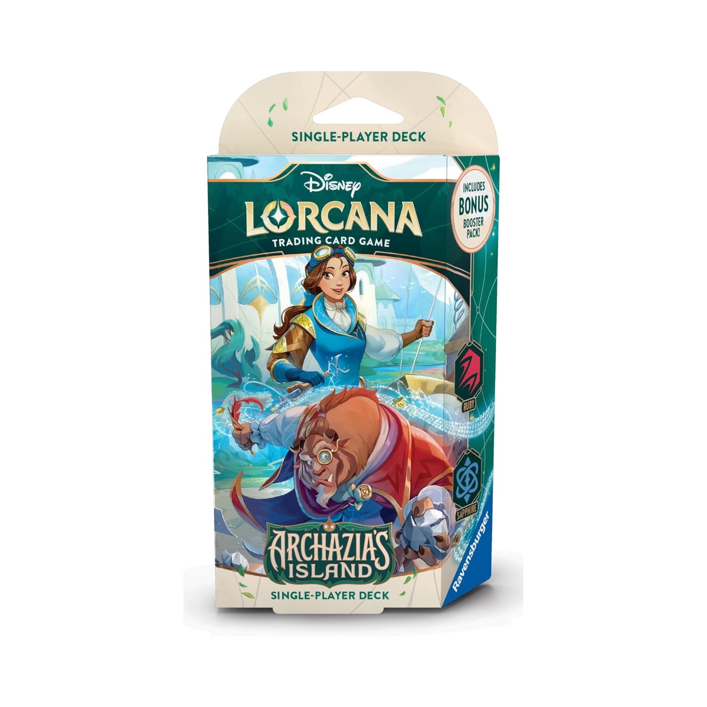 Disney Lorcana TCG Archazia's Island - SINGLE-PLAYER DECK [Ruby & Sapphire]