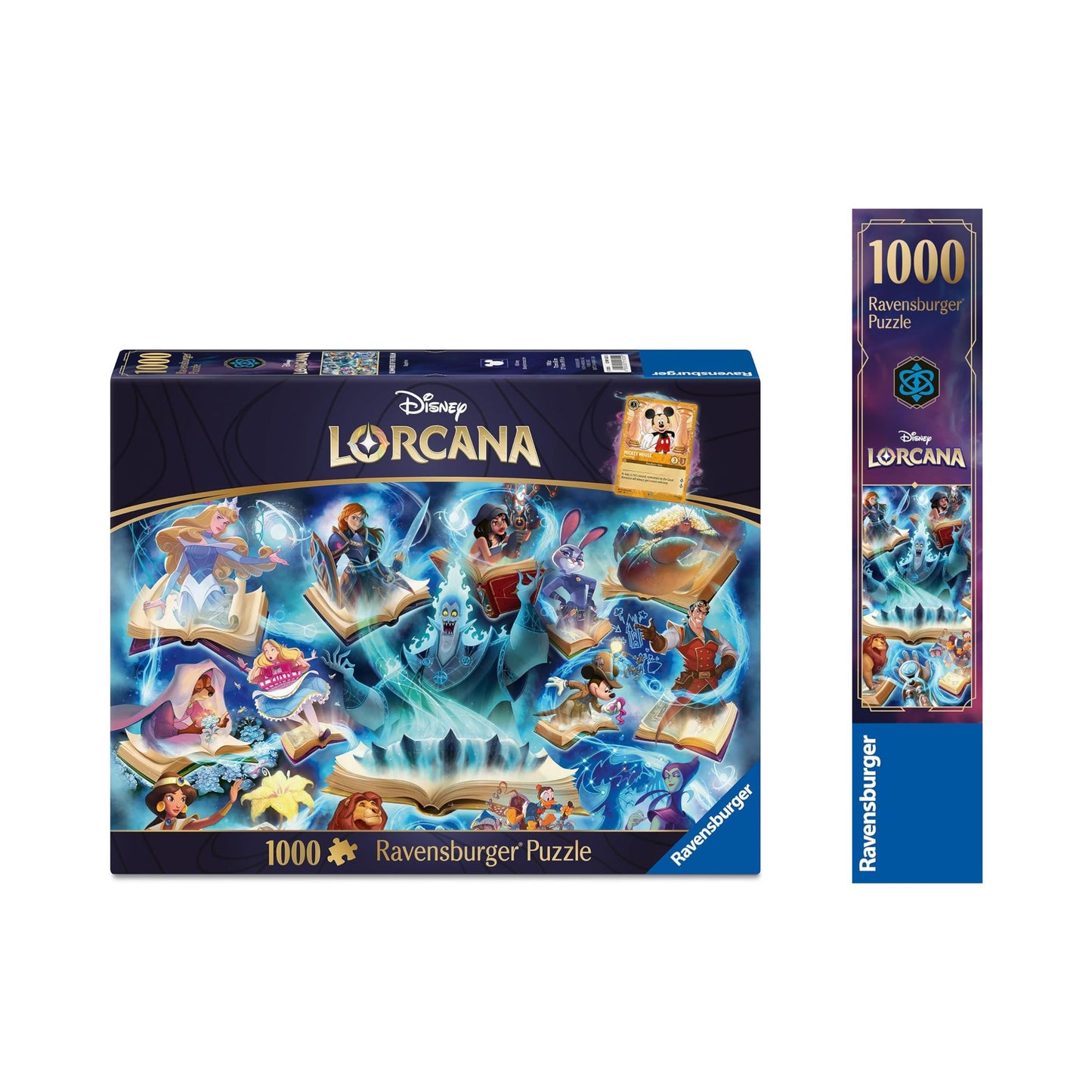 Disney Lorcana 1000Pc Ravensburger Puzzle Glimmers of the Realm Sapphire (PRE-SALE DECEMBER)