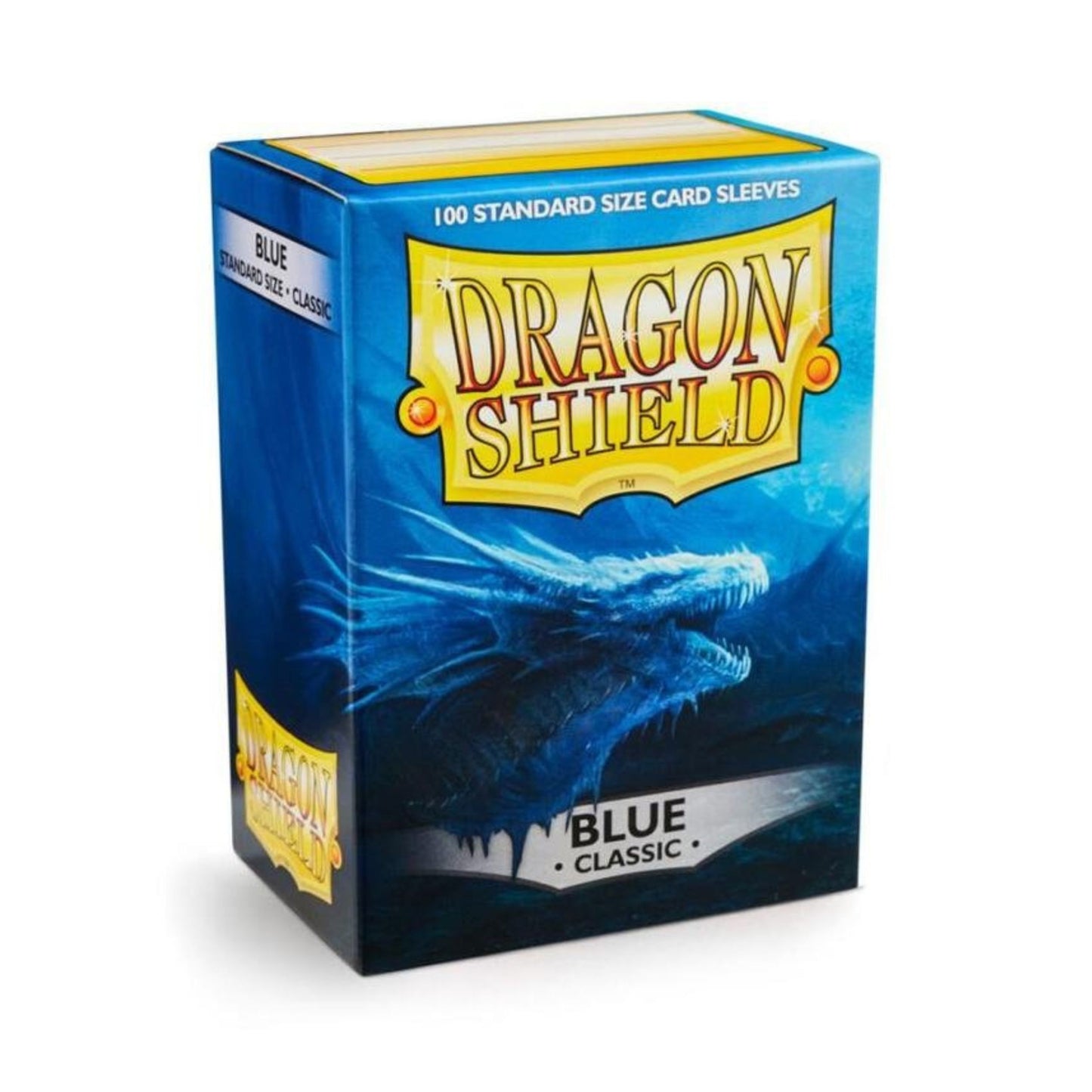 Dragon Shield Card Sleeves  Standard Size Classic Blue 100ct Durable TCG Sleeves for Card Games