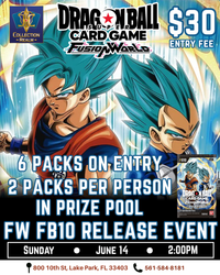 Dragon Ball Super Card Game Fusion World FW FB10 Release Event – June 14, 2026 (Sunday 2PM)