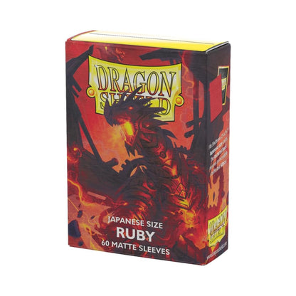 Dragon Shield Japanese Size Matte Card Sleeves - Ruby 60ct – Trading Card Protection
